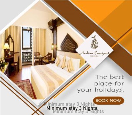 Minimum stay 3 nights  فندق اريبيان كورتيارد فندق وسبا بر دبي
